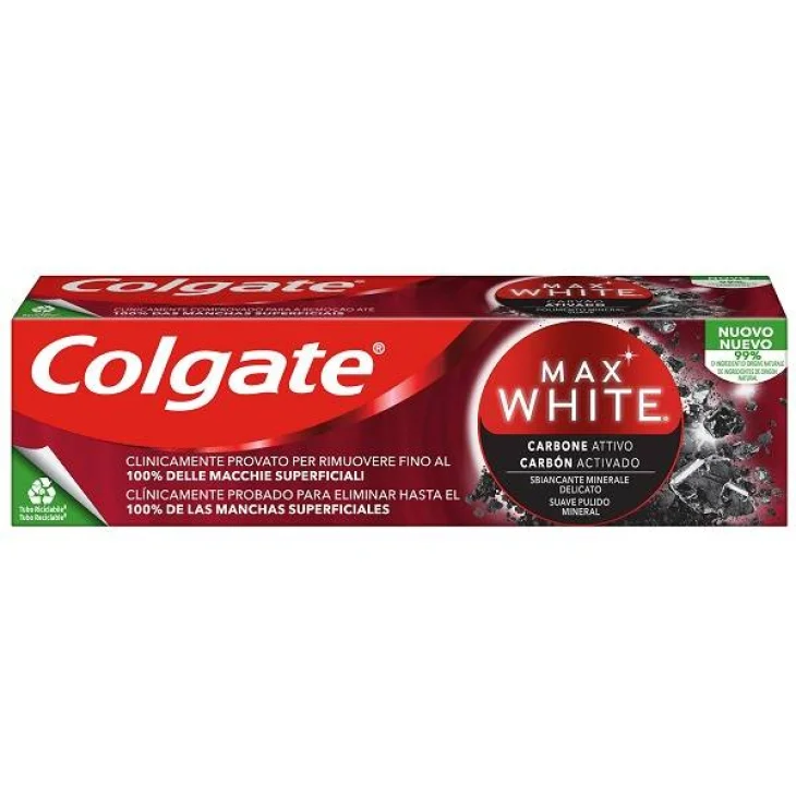 Colgate Max White Expert White Carbon Dentifricio 75 ml