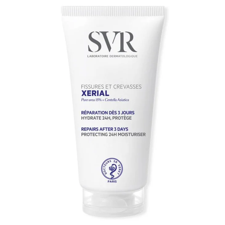 SVR Xerial Fissures & Crevasses Trattamento Idratante e Protettivo per Mani e Piedi 50 ml