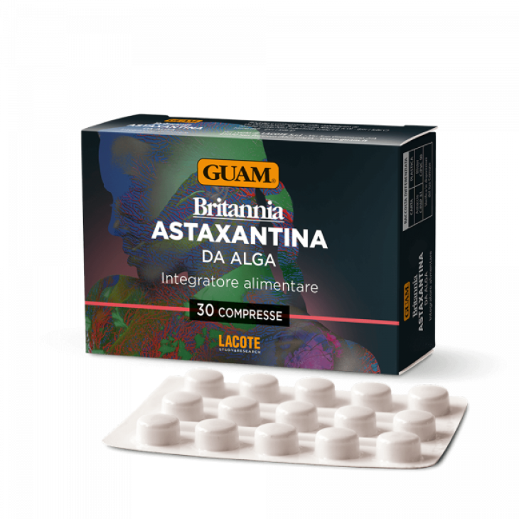 Guam Britannia Astaxantina Integratore Antiossidante 30 capsule