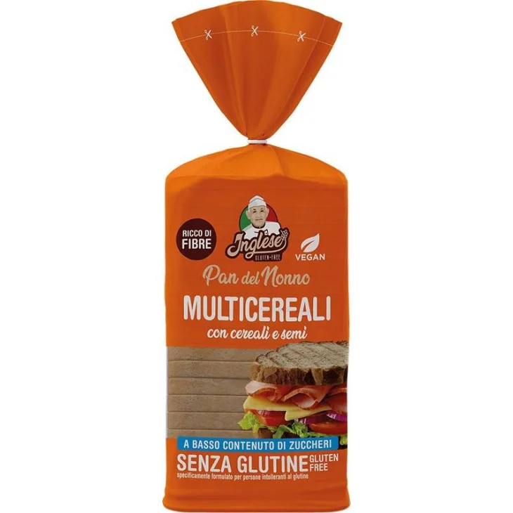 Inglese Pan del Nonno Pane multicereale senza glutine 300 g