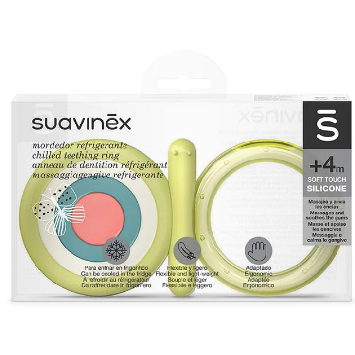 Suavinex Massaggiagengive per i denti del bambino in silicone Step 2 Farfalla +4 Mesi