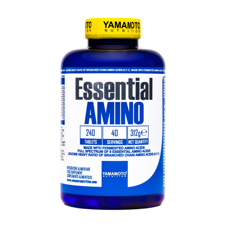 Yamamoto Nutrition Essential Amino Integratore di Aminoacidi 240 compresse