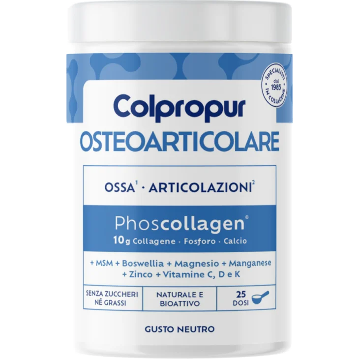 Colpropur Osteoarticolare Integratori per il benessere delle cartilagini, delle articolazioni e delle ossa Gusto Neutro340 g
