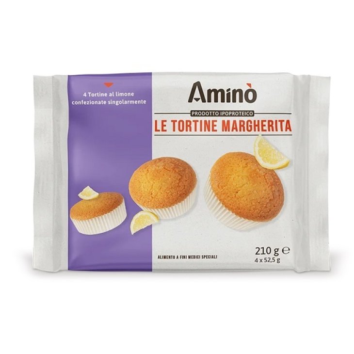 Aminò Tortine Margherita Dolce Ipoproteico 4 pezzi x 55 g