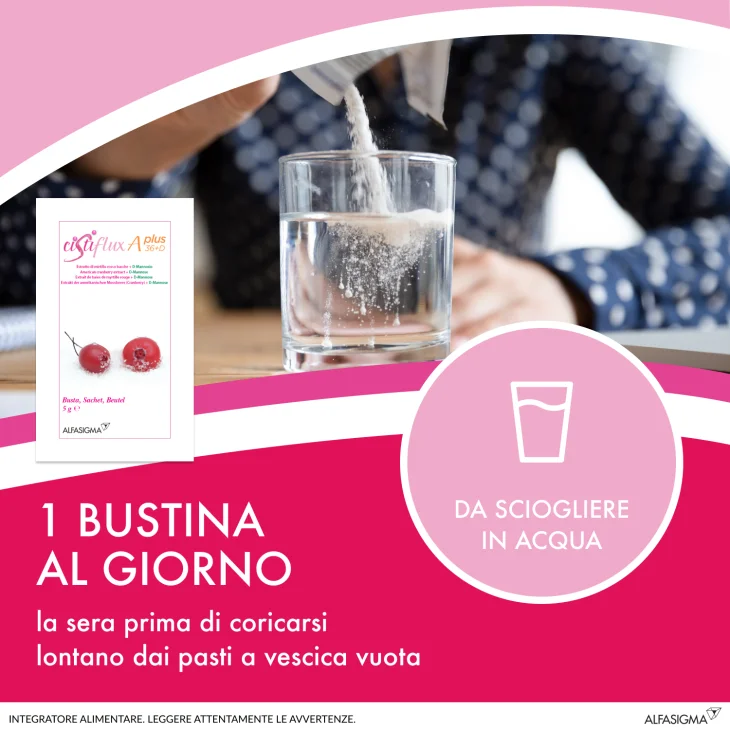 Cistiflux A Plus 36+D Integratore per le Vie Urinarie 14 bustine