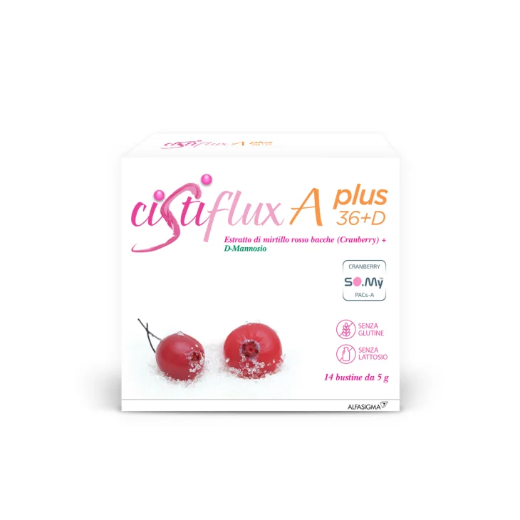 Cistiflux A Plus 36+D Integratore per le Vie Urinarie 14 bustine
