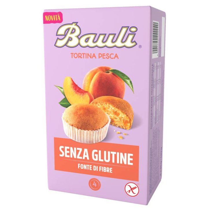 Bauli Tortina alla Pesca Merenda Senza Glutine 140 g
