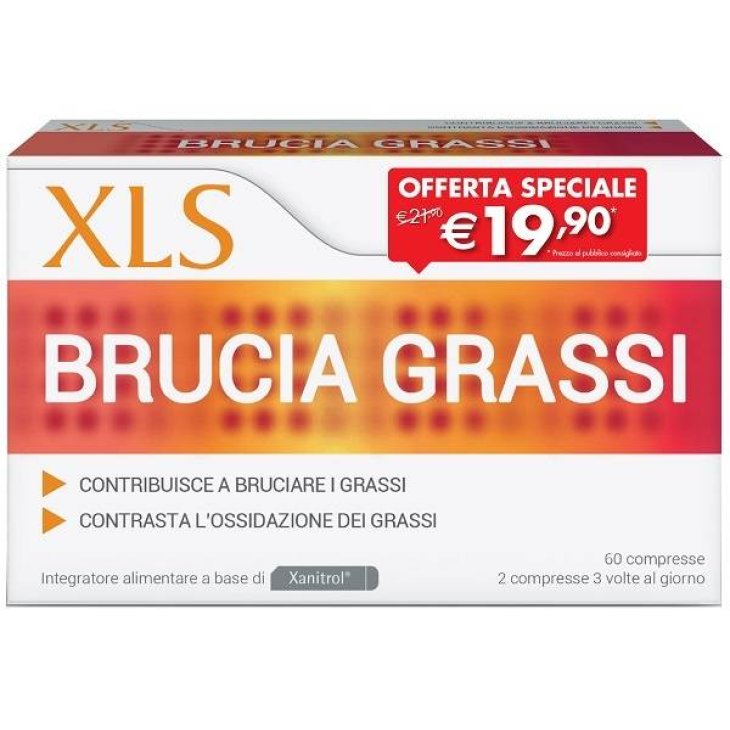 XLS Brucia Grassi Integratore per Dimagrire 60 compresse Taglio Prezzo