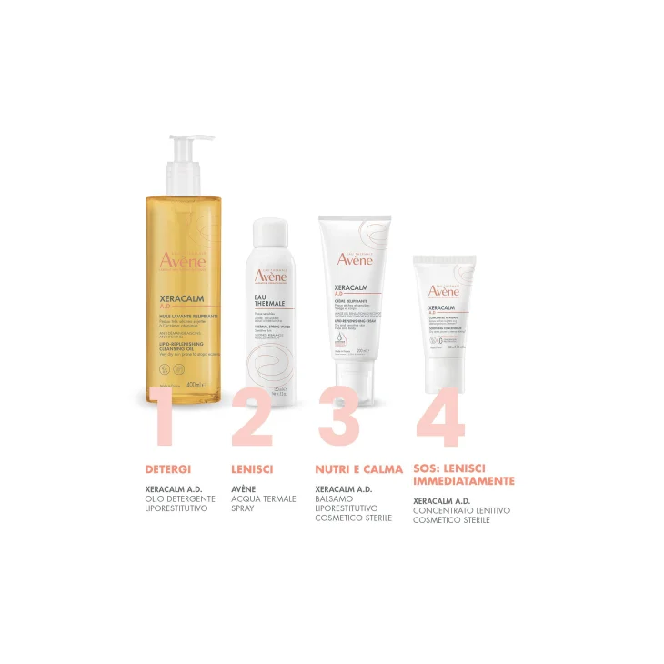 Avène Eau Thermale Xeracalm AD Concentrato Lenitivo 50 ml Nova Formulazione