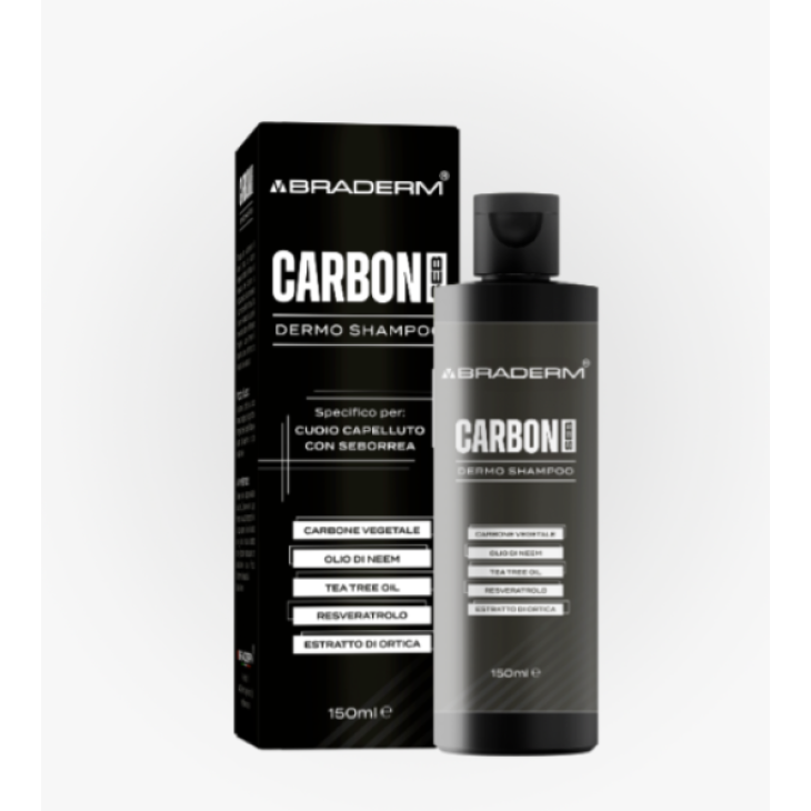 Braderm Carbon Seb Dermo Shampoo per Capelli Grassi 150 ml