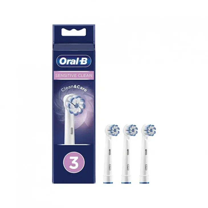 Oral B Power Refill EB60-3 Sensitive Clean 3 Testine Di Ricambio