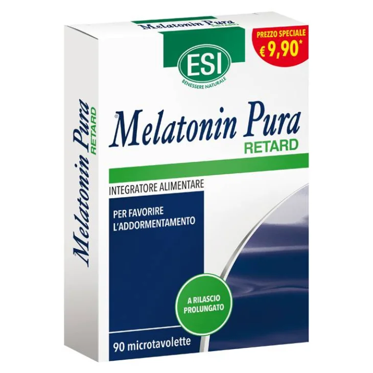 ESI Melatonin Pura Retard Integratore per Dormire 90 microtavolette Offerta