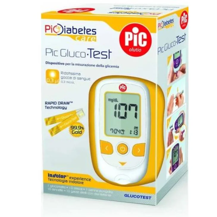 Pic Glucotest Kit Misurazione Glicemia