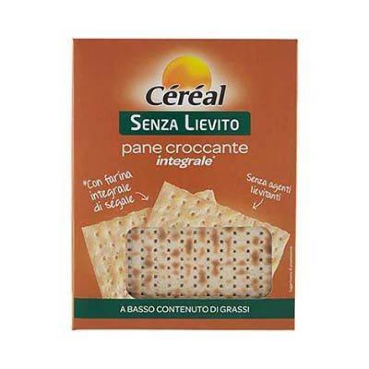 Cereal Pane Croccante Integrale e Senza Lievito 180 grammi