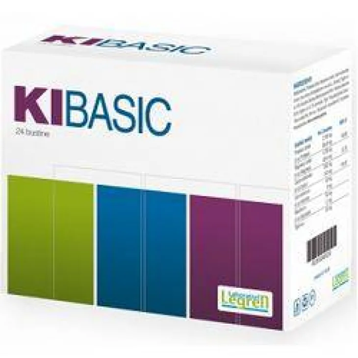 Kibasic Integratore Alcalinizzante di Magnesio Potassio e Calcio 24 Buste
