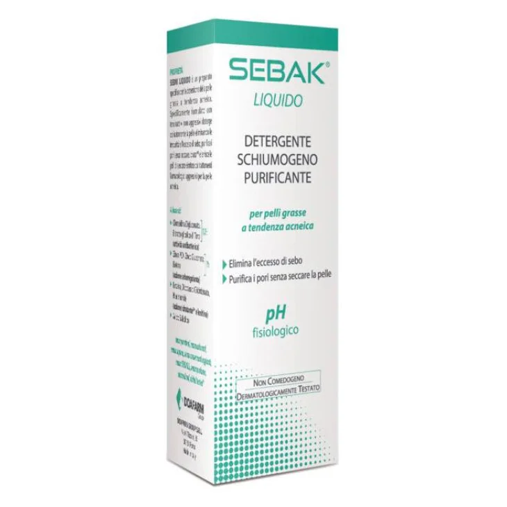 Sebak Detergente Schiumogeno Purificante Pelli Grasse 150 ml