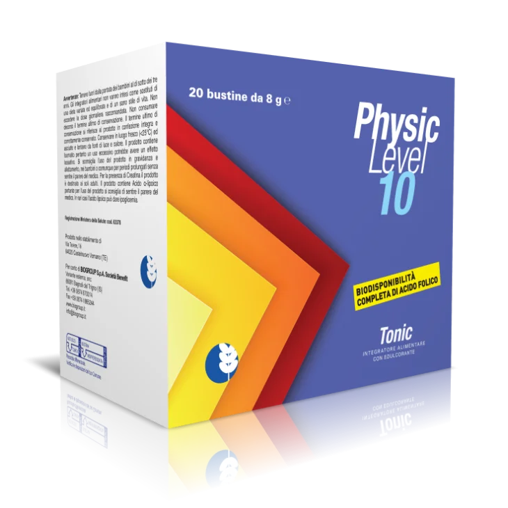 Biogroup Physic Level 10 Tonic Integratore Tonico ed Energizzante 20 bustine