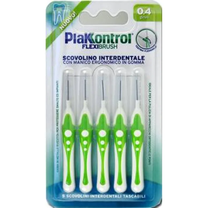 PLAKKONTROL SCOVOLINO INTERDENTALE FLEXI BRUSH04 BLISTER 5 PEZZI