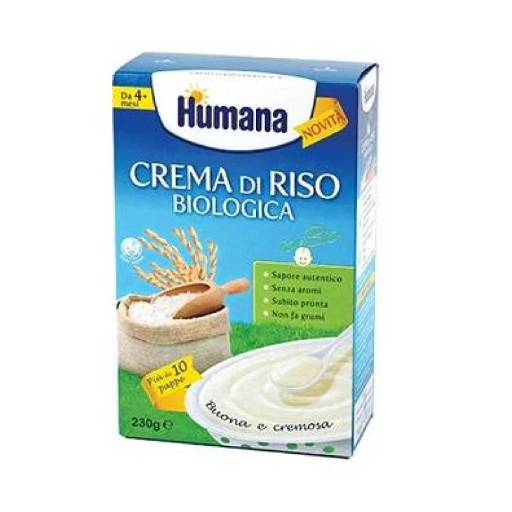 Humana Crema di Riso Bio Senza Glutine 230 grammi