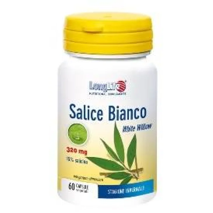 Longlife Salice Bianco Integratore Funzionalità Articolare e Controllo Sudorazione 60 capsule