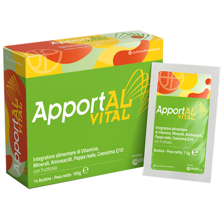 ApportAL Vital Integratore Multivitaminico contro Stanchezza 14 bustine