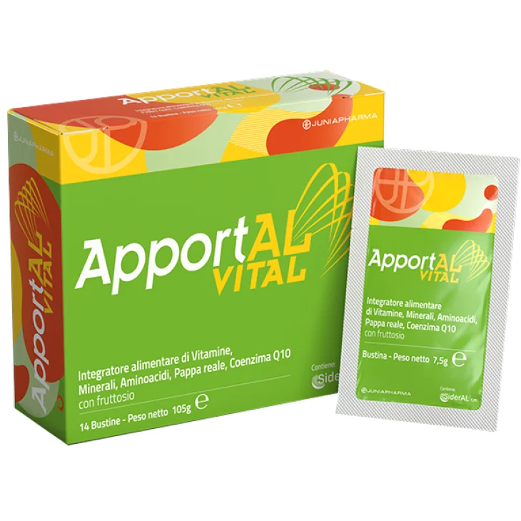 ApportAL Vital Integratore Multivitaminico contro Stanchezza 14 bustine