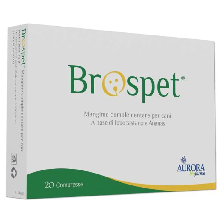 Brospet Mangime complementare per Cani 20 compresse