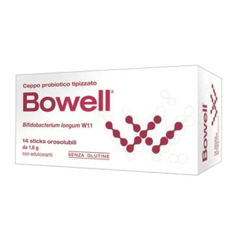 Bowell Integratore di Probiotici 14 Stick Orosolubili