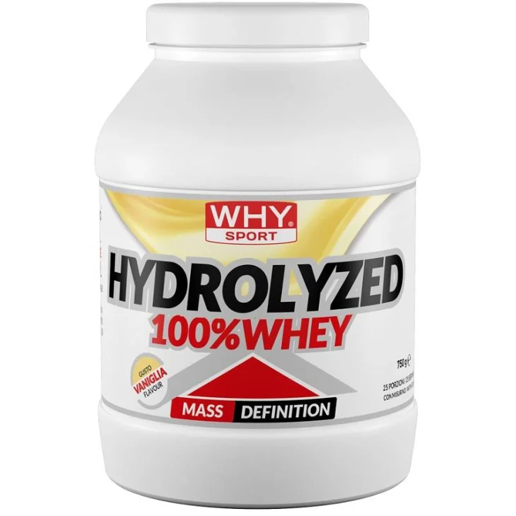 WHYSPORT HYDROLYZED 100% GUSTO VANIGLIA 750 G
