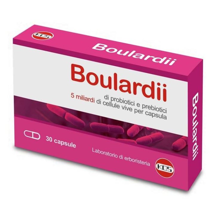 Boulardii 5 Miliardi Equilibrio della Flora Intestinale 30 Capsule