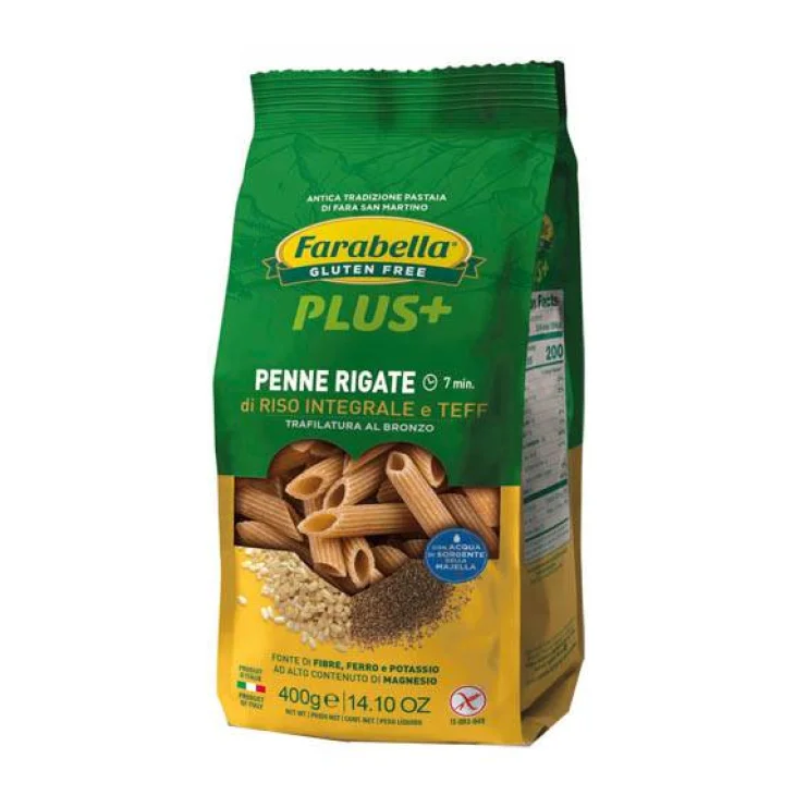 Farabella Penne Riso Integrale e Teff senza Glutine 400 g