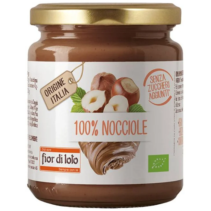 Fior di Loto Crema 100% Nocciole Tostate 200 g