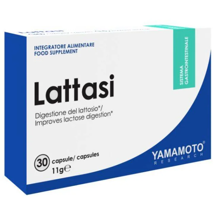Yamamoto Lattasi Integratore Digestione del Lattosio 30 Capsule