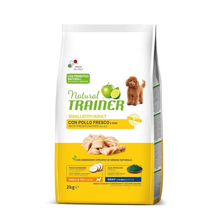 Natural Trainer Dog Small & Toy Pollo Riso 2 Kg
