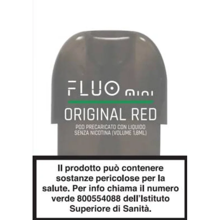 ORIGINAL RED POD FLUO MINI SENZA NICOTINA 1,8 ML