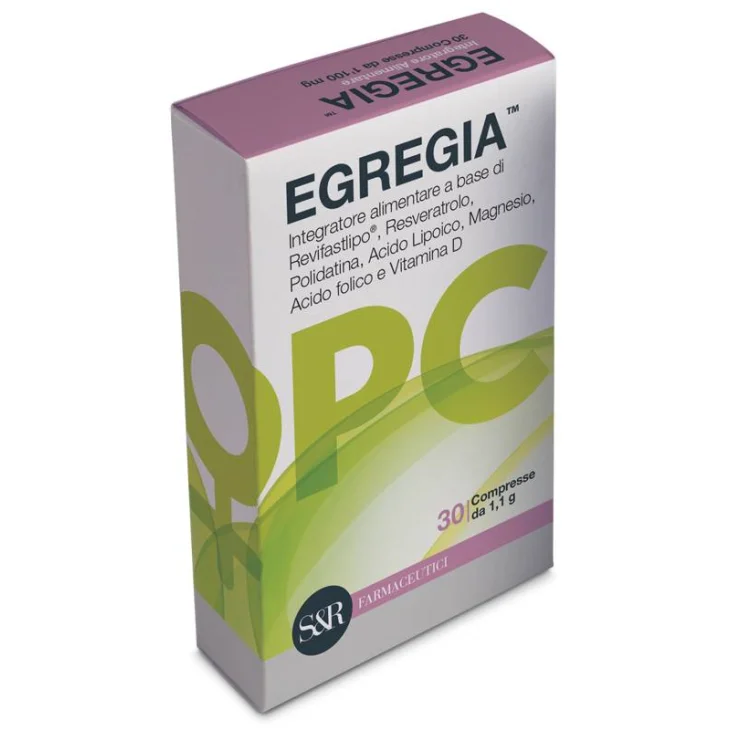 Egregia Integratore Vitamina D e Acido Folico 30 compresse