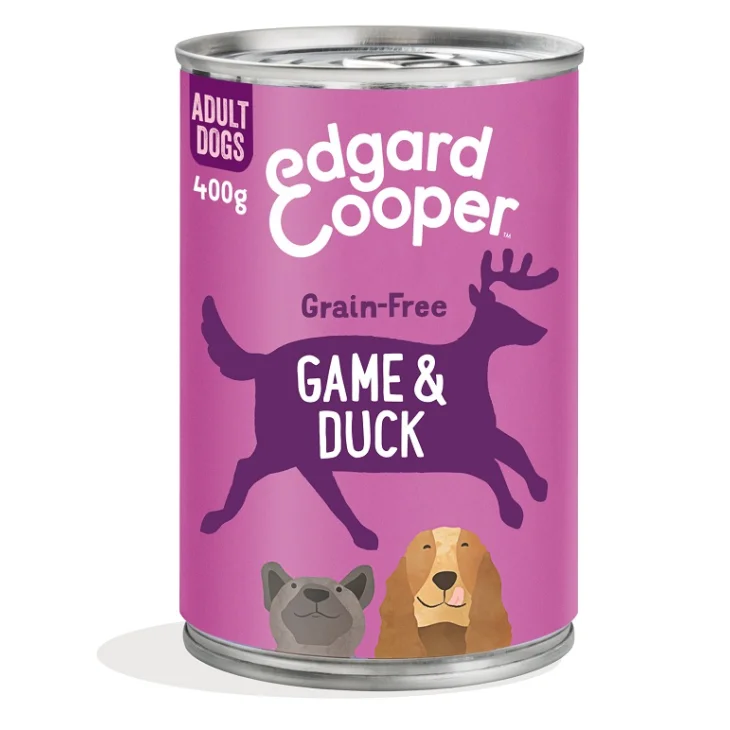 Edgard&cooper Dog E Adult Game Duck 400 G