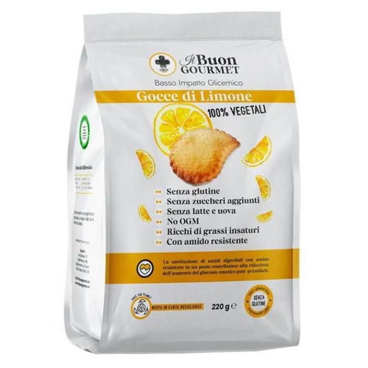 IL BUON GOURMET GOCCE DI LIMONE BISCOTTI 220 G
