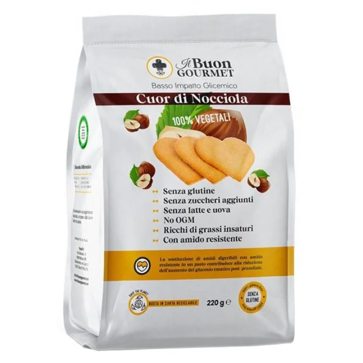 IL BUON GOURMET CUOR DI NOCCIOLA BISCOTTI 220 G