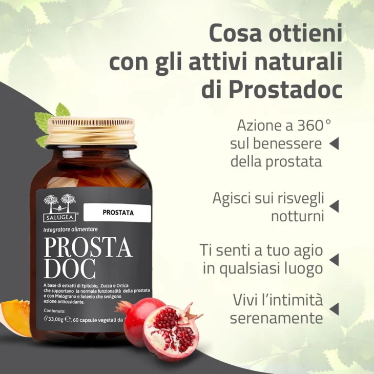 Salugea Prostadoc Integratore Benessere Prostata 60 Capsule Vegetali