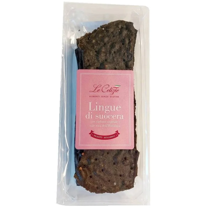 LE CELIZIE LINGUE DI SUOCERA CON CARBONE VEGETALE E SALE ROSA DELL'HIMALAYA 200 G