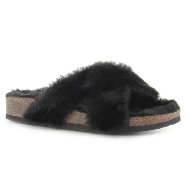 BIONATURA CIABATTA DONNA 11 A 2117 TS IMBOTTITO TESSUTO NERO38