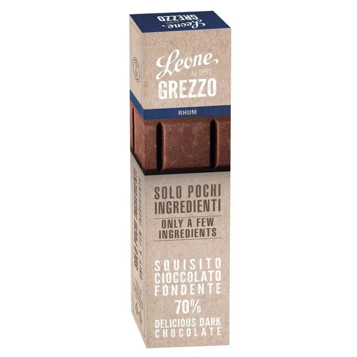 STECCA CIOCCOLATO GREZZO PIETRA RHUM 40 G