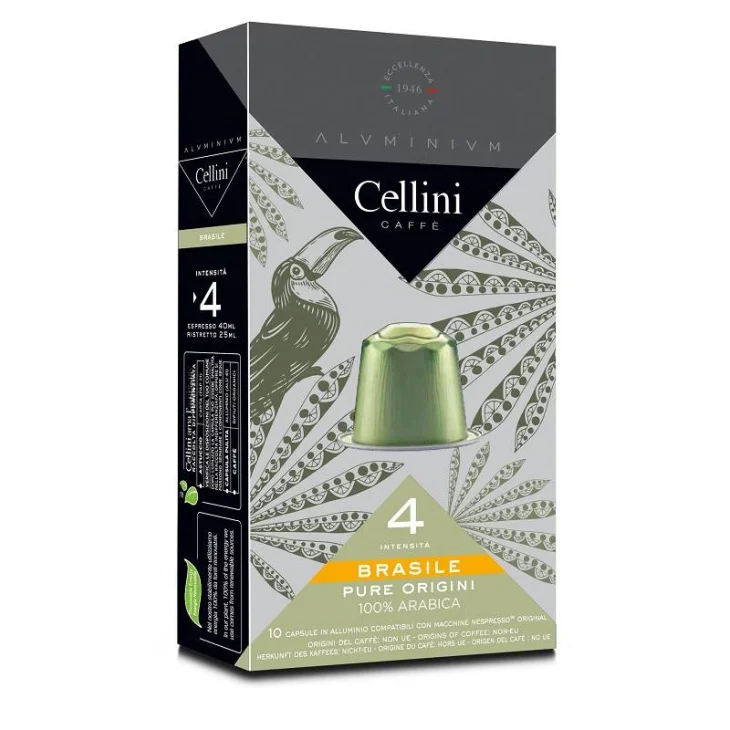 CELLINI CAFFE' BRASILE INTENSITA' 4 10 CAPSULE