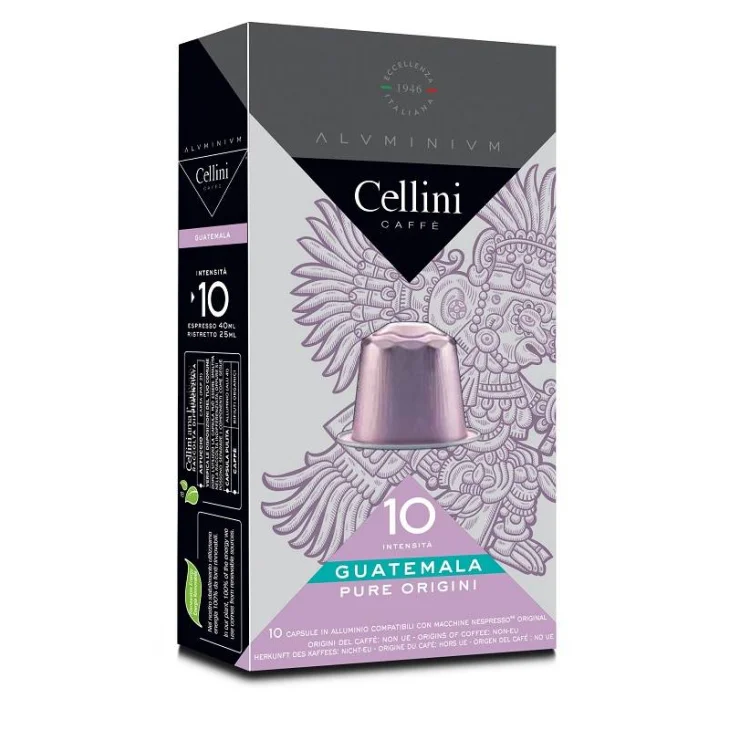 CELLINI CAFFE' GUATEMALA INTENSITA' 10 10 CAPSULE