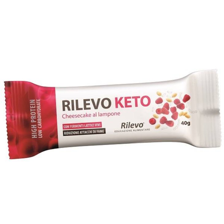 Rilevo Keto Cheesecake Lampone Barretta Dietetica 40 g