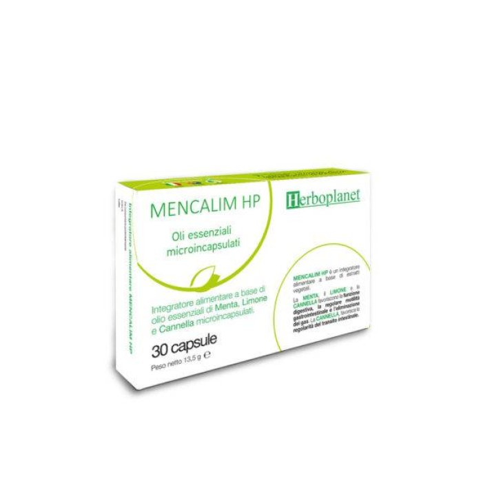 Herboplanet Mencalim HP per la Buona Digestione Oli Microincapsulati Menta 30 capsule