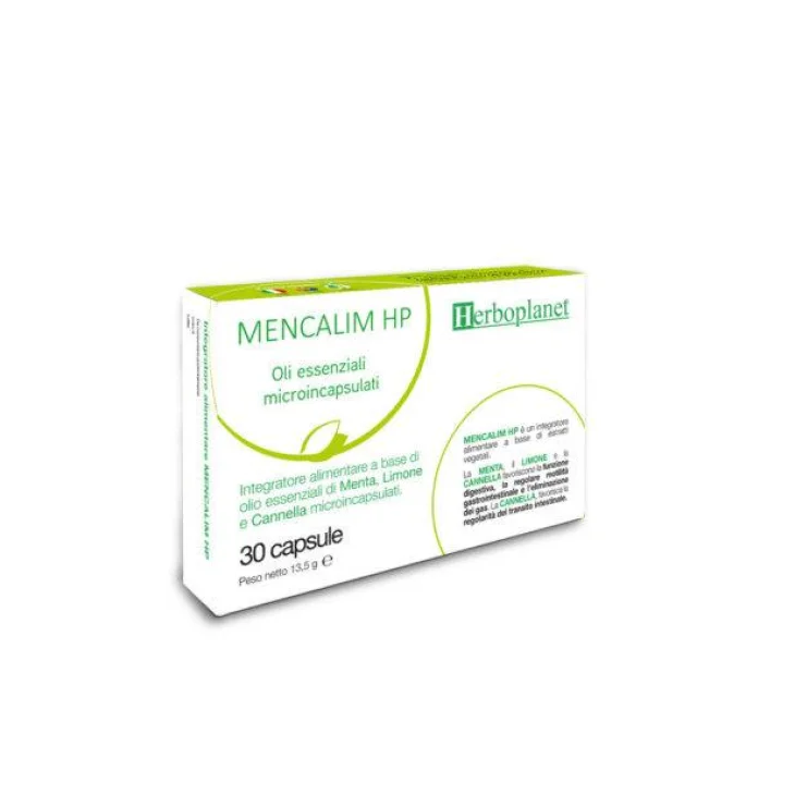 Herboplanet Mencalim HP per la Buona Digestione Oli Microincapsulati Menta 30 capsule