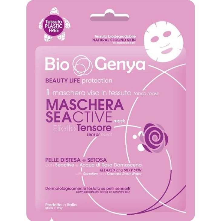 Biogenya Seactive Maschera Monouso Viso Effetto Tensore 1 pezzo