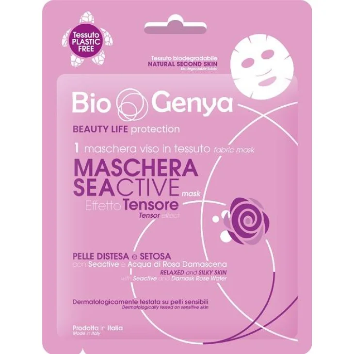 Biogenya Seactive Maschera Monouso Viso Effetto Tensore 1 pezzo